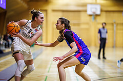 Basketball, Win2Day Basketball Damen Superliga 2024/25, Grunddurchgang 9.Runde, Basket Flames, UBSC-DBBC Graz, Anna Boruta (11), Christina Köppel (28)