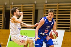 Basketball, 2.Bundesliga, Grunddurchgang 4.Runde, Mattersburg Rocks, Vienna D.C. Timberwolves, Peter Hofbauer (7), Jan NICOLI (10)