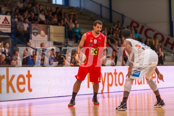 Basketball, ABL 2016/17, Playoff HF Spiel 5, Oberwart Gunners, WBC Wels, Lorenzo O'Neal (9)