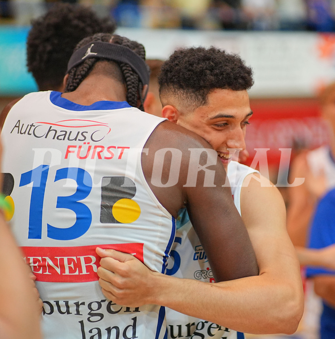 Basketball, Basketball Superliga 2024/25, Playoffs, Finale Spiel 1, Oberwart Gunners vs. BBC Nord Dragonz