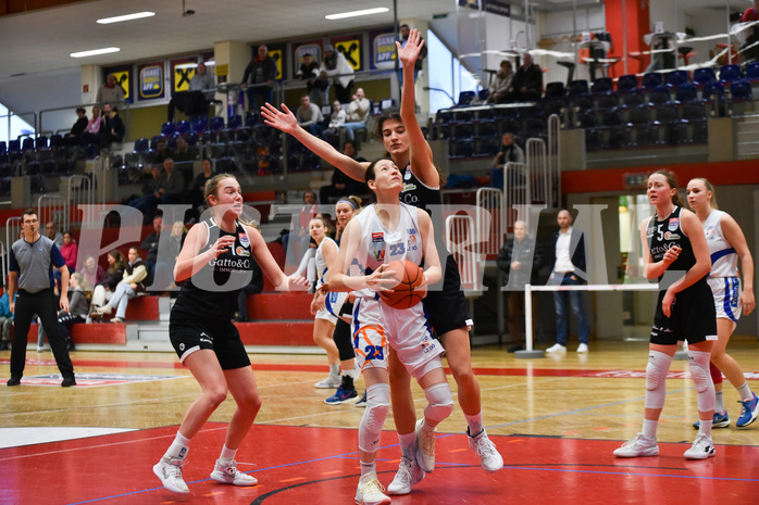 Win2Day Basketball, Damen Superliga 2022/23, Grunddurchgang 12. Runde, DBB LZ OÖ vs Basket Flames,