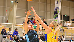 Basketball Damen Superliga 2023/24, Grunddurchgang 7.Runde SKN St. Pölten vs. Vienna Timberwolves


