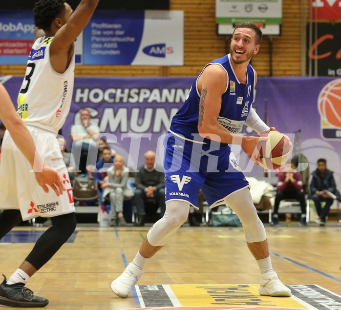 Basketball ABL 2018/19, Grunddurchgang 8.Runde Gmunden Swans vs. Oberwart Gunners