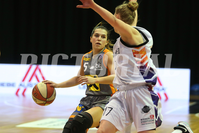 Basketball Damen Superliga 20120/21, Halblfinale Spiel 2 Vienna United PSV vs. BK Duchess Klosterneuburg


