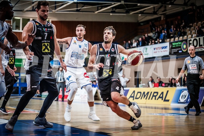 Basketball, ABL 2018/19, Grunddurchgang 1.Runde, Oberwart Gunners, Flyers Wels, Thomas Csebits (4)