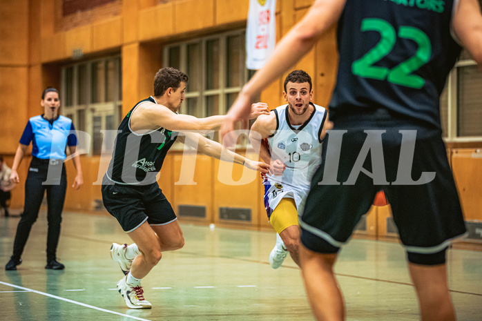 Basketball, Basketball Zweite Liga 2022/23, Grunddurchgang 19.Runde, Vienna United, UDW Alligators, Vitalii Shorstkiy (10)