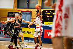 Basketball, win2day Basketball Superliga 2024/25, 8. Platzierungsrunde, Traiskirchen Lions, Flyers Wels, Obinna Anthony Ndukwe (2)
