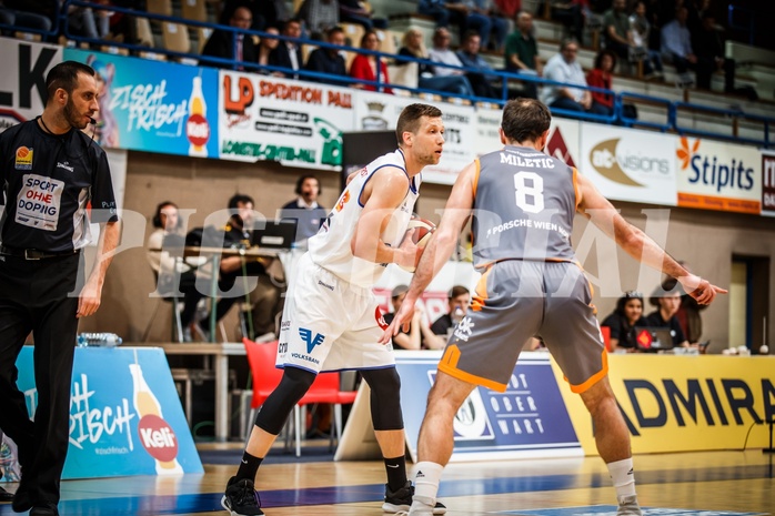 Basketball, ABL 2018/19, Grunddurchgang 31.Runde, Oberwart Gunners, Klosterneuburg Dukes, Andrius Mikutis (5)