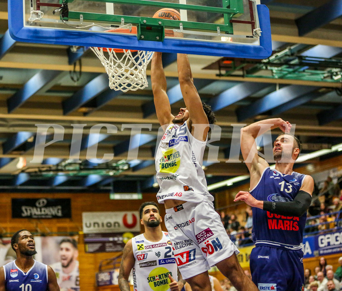 Basketball Superliga 2023/24, Grunddurchgang 15.Runde Gmunden Swans vs. BBC Nord Dragonz