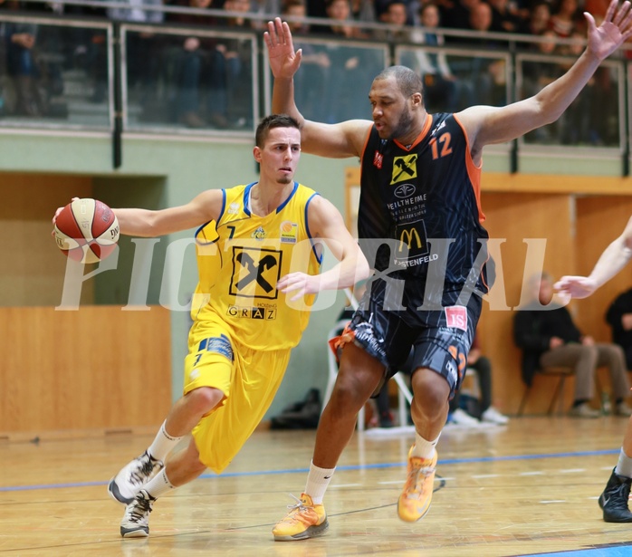 18.10.2015 Basketball ABL 2015/16 Grunddurchgang 7.Runde UBSC Graz vs. Fürstenfeld Panthers


