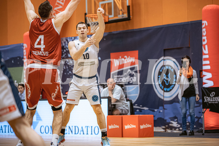 Basketball, Win2Day Superliga 2022/23, 5. Qualifikationsrunde, Vienna Timberwolves, Traiskirchen Lions, Jakob Szkutta (10)