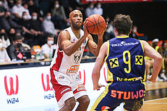 Basketball Superliga 2021/22, Grunddurchgang 17.Runde BC Vienna vs. UBSC Graz


