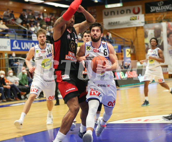 Basketball Superliga 2021/22, Grunddurchgang 9.Runde Gmunden Swans vs. BC Vienna