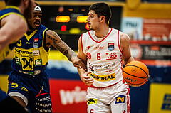 Basketball, win2day Basketball Superliga 2024/25, Grunddurchgang 18.Runde, Traiskirchen Lions, UBSC Graz, Aleksej Kostic (6)