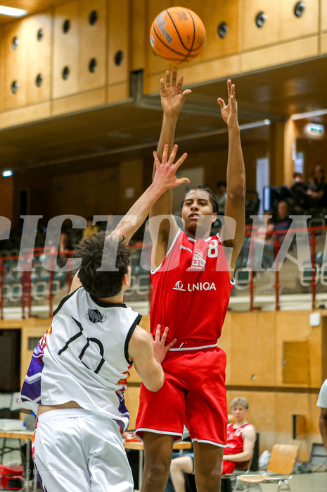 13.04.2025 Österreichischer Basketballverband 2024/25, SLMU19, Vienna United vs. SG Salzkammergut