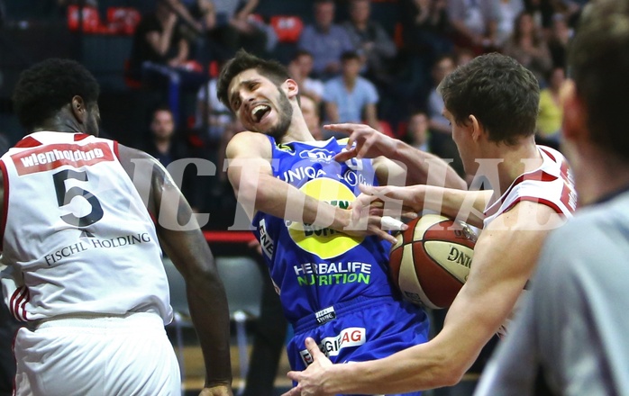 Basketball ABL 2016/17, Grunddurchgang 31.Runde BC Vienna vs. Gmunden Swans