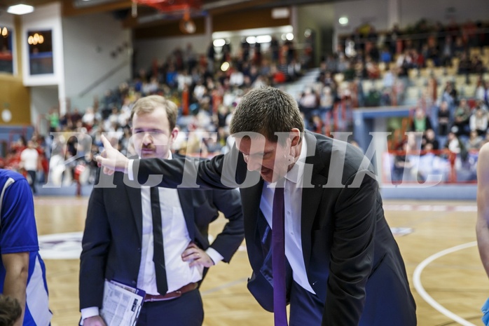 Basketball, Admiral Basketball Superliga 2019/20, Grunddurchgang 7.Runde, Traiskirchen Lions, D.C. Timberwolves, Hubert Schmidt (Headcoach) Basketball, Admiral Basketball Superliga 2019/20, Grunddurchgang 7.Runde, Traiskirchen Lions, D.C. Timberwolves, Hubert Schmidt (Headcoach)