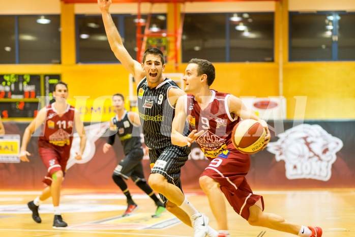 Basketball ABL 2015/16 Grunddurchgang 25.Runde Traiskirchen Lions vs. Güssing Knights 