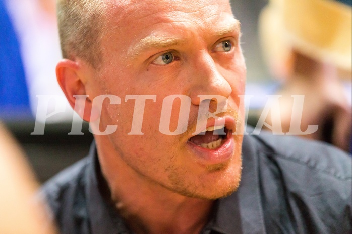Basketball, CUP 2017 , 1/2 Finale, Oberwart Gunners, Gmunden Swans, Bernd Wimmer (Headcoach)