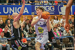 Basketball Superliga 2023/24, 3.Plazierungsrunde Gmunden Swans vs. Flyers Wels


