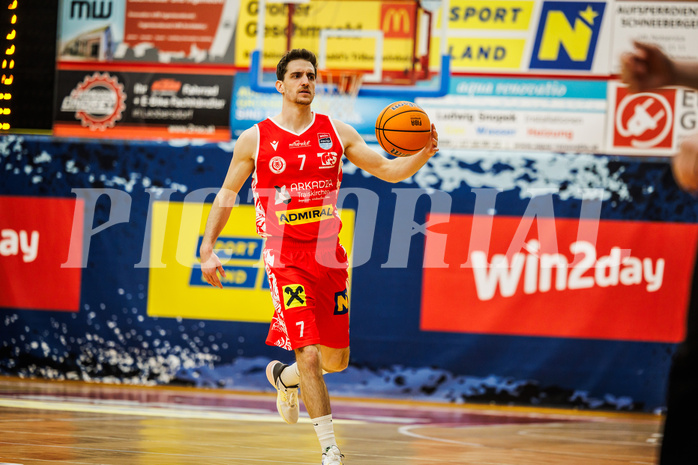 Basketball, win2day Basketball Superliga 2024/25, Grunddurchgang 17.Runde, SKN St. Pölten, Traiskirchen Lions, Benedikt Güttl (7)