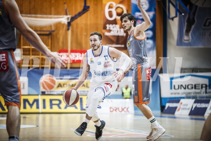 Basketball, ABL 2018/19, Grunddurchgang 23.Runde, Oberwart Gunners, Fürstenfeld Panthers, Hayden Thomas Lescault (11)