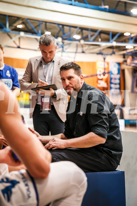 Basketball, bet-at-home Basketball Superliga 2020/21, Platzierungsrunde, 8. Runde, Oberwart Gunners, SKN St. Pölten, Horst Leitner (Coach)