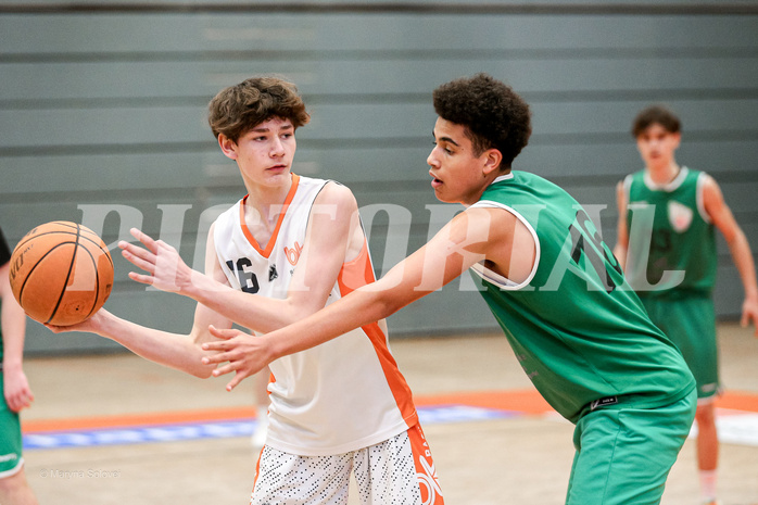 29.03.2025 Österreichischer Basketballverband 2024/25, SLMU16, Basket Dukes vs. KOS Celovec