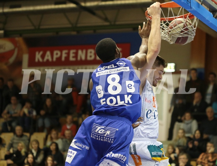 Basketball ABL 2015/16 Grunddurchgang 18.Runde Kapfenberg Bulls vs Oberwart Gunners