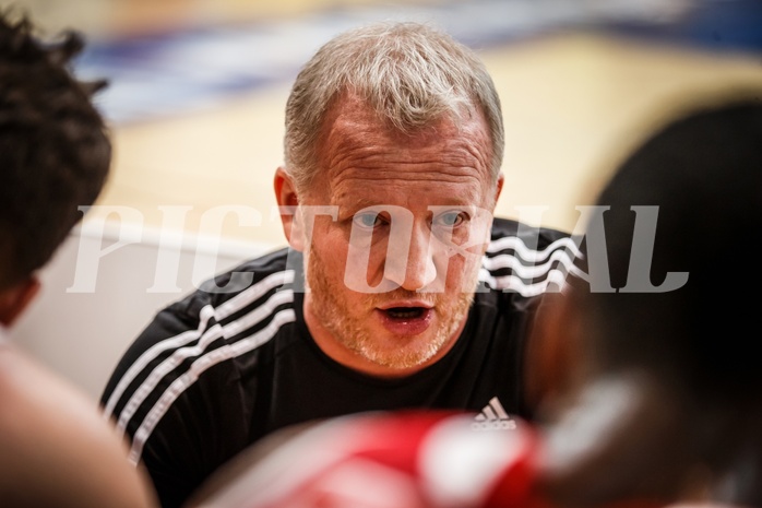 Basketball, ABL 2018/19, Playoff VF Spiel 2, Oberwart Gunners, BC Vienna, Luigi Gresta (Head Coach)