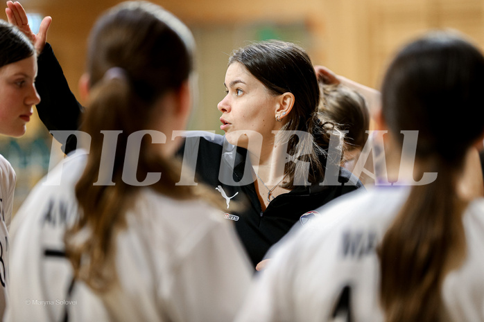 23.02.2025 Österreichischer Basketballverband 2024/25, SLWU14 Vienna United vs. Vienna Timberwolves