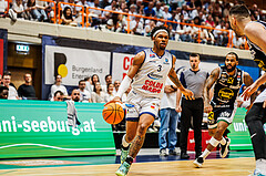 Basketball, win2day Basketball Superliga 2024/25, Playoffs Halbfinale 2. Spiel
, BBC Nord Dragonz, Gmunden Swans, Rayshawn Mart (3)