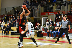 Basketball Superliga 2021/22, Grunddurchgang 14. Runde Flyers Wels vs. GGMT Vienna
