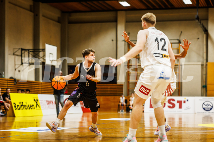 Basketball, Basketball Zweite Liga 2024/25, Grunddurchgang 4.Runde, Mattersburg Rocks, Vienna United, David Wrumnig (6)