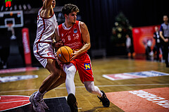 Basketball, Win2Day Superliga 2024/25, Grunddurchgang 13.Runde, BC Vienna, Traiskirchen Lions, Aleksej Kostic (6)