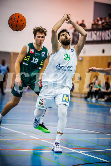 Basketball, Basketball Zweite Liga 2024/25, Grunddurchgang 7.Runde, UDW Alligators, Dornbirn Lions, Josip Valentic (55)