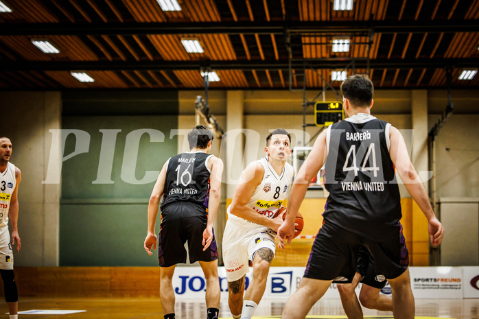 Basketball, Basketball Zweite Liga 2022/23, Grunddurchgang 18.Runde, Mattersburg Rocks, Vienna United, Petar Zivkovic (8)