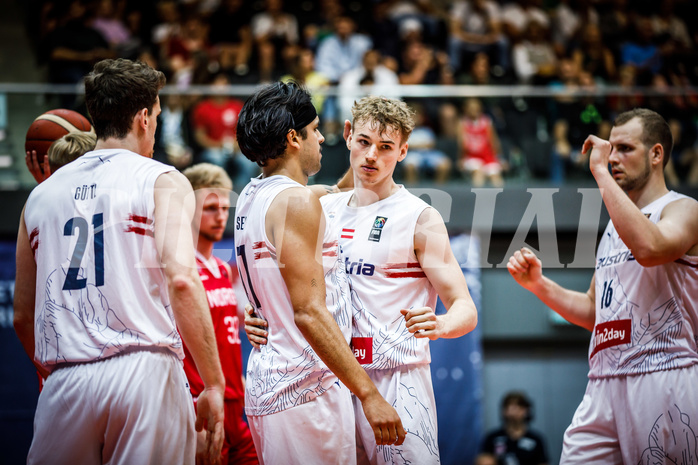 Basketball, AUT vs. NOR, Austria, Norway, Erol Ersek (17), Timo Lanmüller (77)