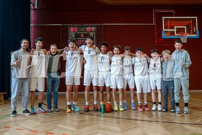 31.03.2025 Österreichischer Basketballverband 2024/25, SLMU14 Basket Flames WAT vs. FSN Baskets Wels