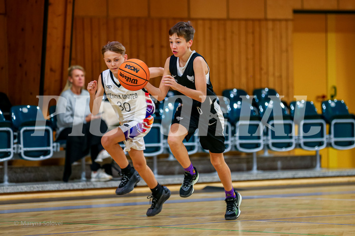 01.12.2024 Österreichischer Basketballverband 2024/25, SLMU16, Post SV Wien vs. Swarco Raiders