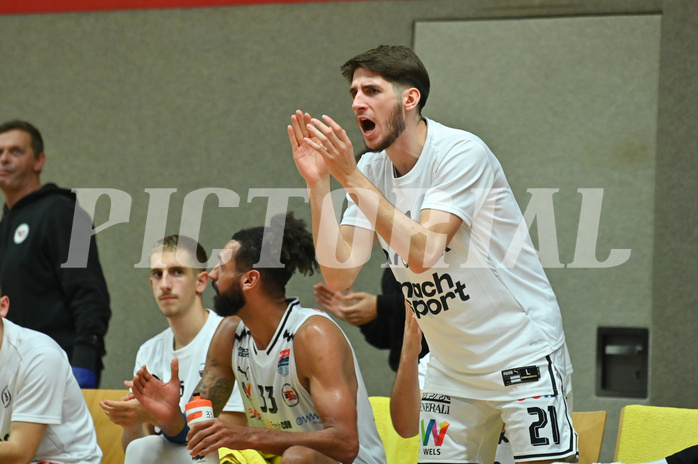 Basketball, Superliga 2024/25, Grunddurchgang 4.Runde, Flyers Wels vs. Kapfenberg,