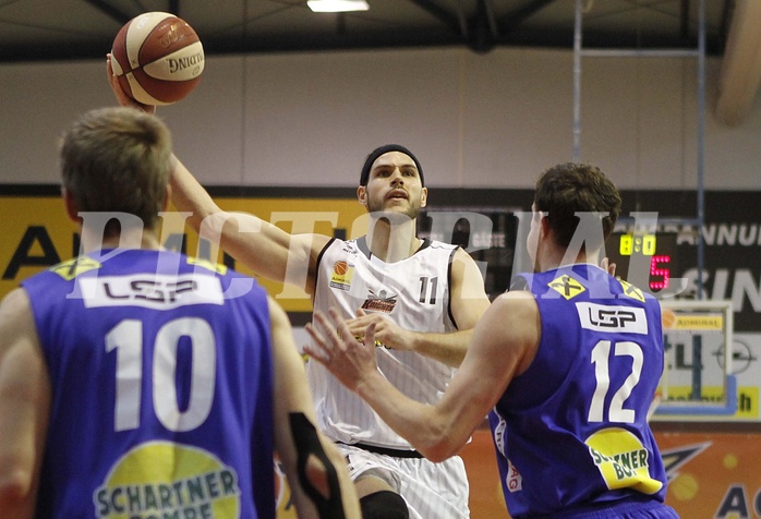 Basketball ABL 2015/16 Grunddurchgang 31.Runde  Güssing Knights vs Gmunden Swans