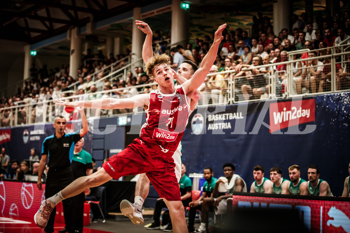 Basketball, FIBA EuroBasket 2025 Qualifiers , , AUSTRIA, IRELAND, Timo LANMÜLLER (77)