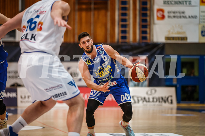 Basketball, bet-at-home Basketball Superliga 2020/21, Grunddurchgang 14. Runde, Oberwart Gunners, Gmunden Swans, Daniel Friedrich (6)
