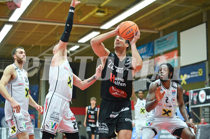 Basketball, Superliga 2024/25, Grunddurchgang 4.Runde, Flyers Wels vs. Kapfenberg,
