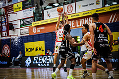 Basketball, Win2Day Superliga 2024/25, Grunddurchgang 15.Runde, Traiskirchen Lions, Fuerstenfeld Panthers, Aleksej Kostic (6)