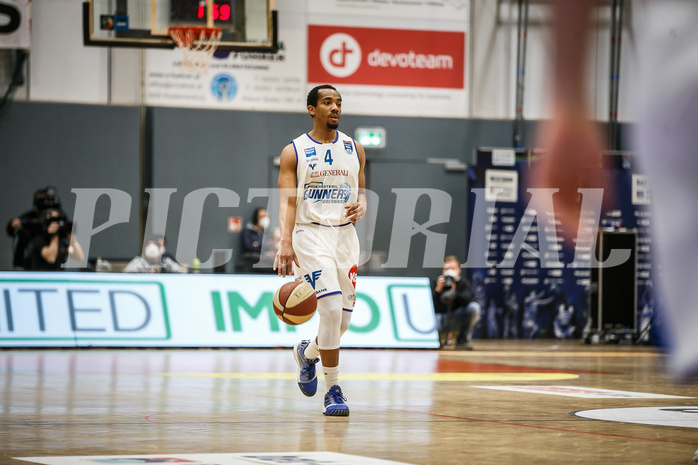 Basketball, Basketball Austria Cup 2020/21, Finale, Oberwart Gunners, Gmunden Swans, Lawrence Alexander (4)