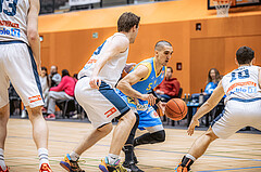 Basketball, Win2Day Superliga 2022/23, Grunddurchgang 22.Runde, Vienna Timberwolves, SKN St. Pölten Basketball, Philip Jalalpoor (5)