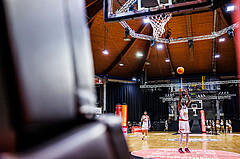 Basketball, Win2Day Superliga 2024/25, Grunddurchgang 17.Runde, BC Vienna, Flyers Wels, Sheriff Seedy Drammeh (0)