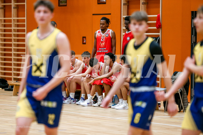 19.01.2025 Österreichischer Basketballverband 2024/25, SLMU19, BC Vienna vs UBSC Gratzer Stahl Graz